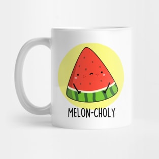 Meloncholy Cute Watermelon Pun Mug